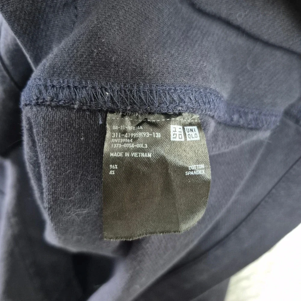 Uniqlo U Lemaire Mens XL Navy Blue Cotton Jersey Chore Jacket Utility